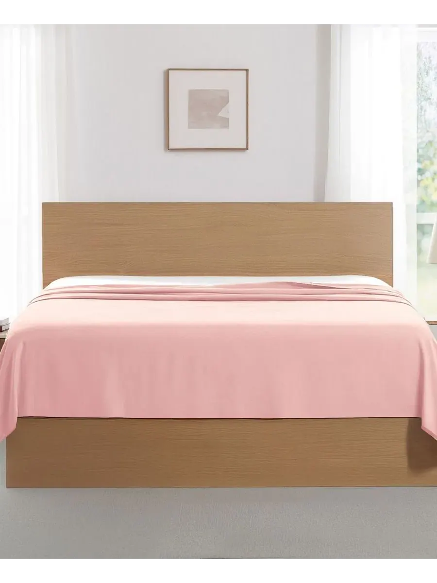 Комплект простыней из 2 шт. Vilano Premium Ultra Soft, Full Southshore Fine Linens — изображение 5 из 5, розовый
