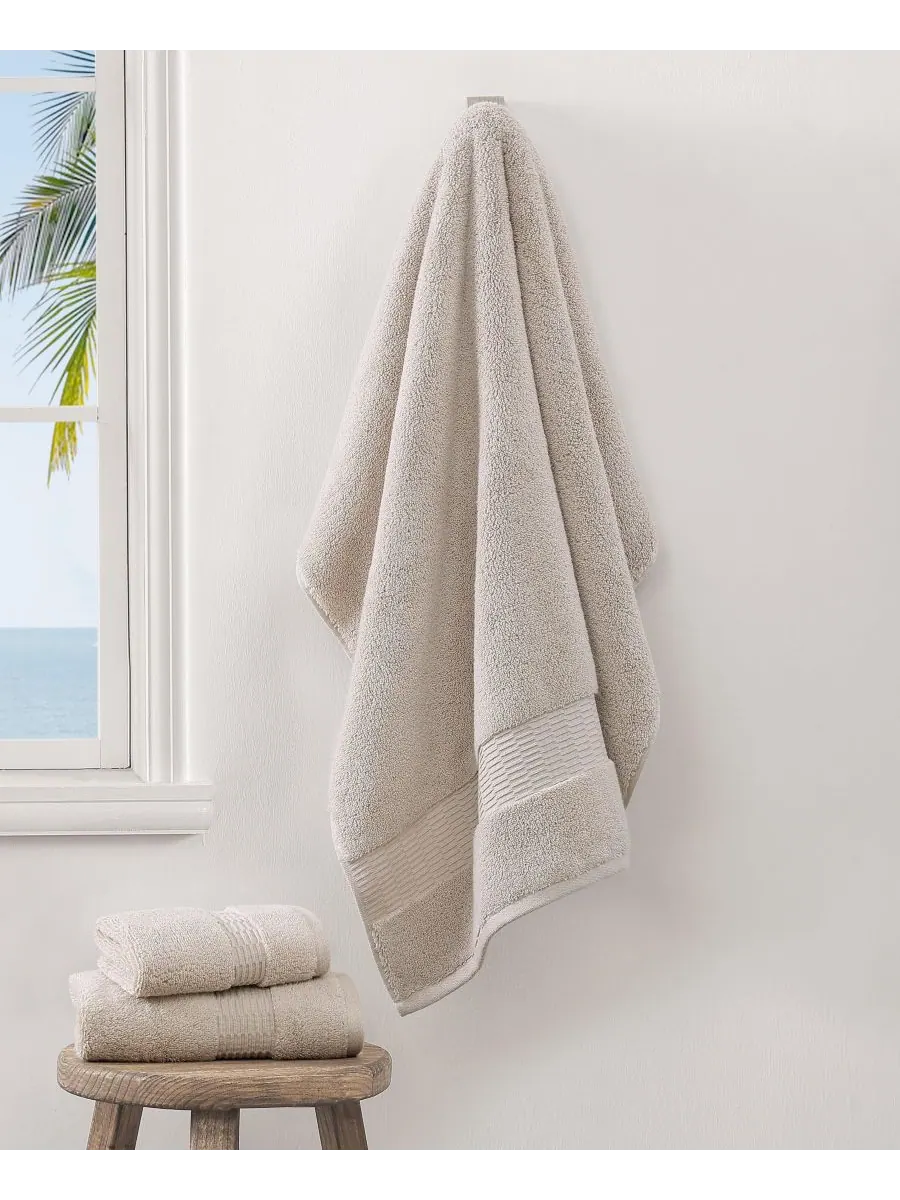 Набор махровых хлопковых полотенец Long Branch Tommy Bahama, цвет linene — изображение 6 из 6