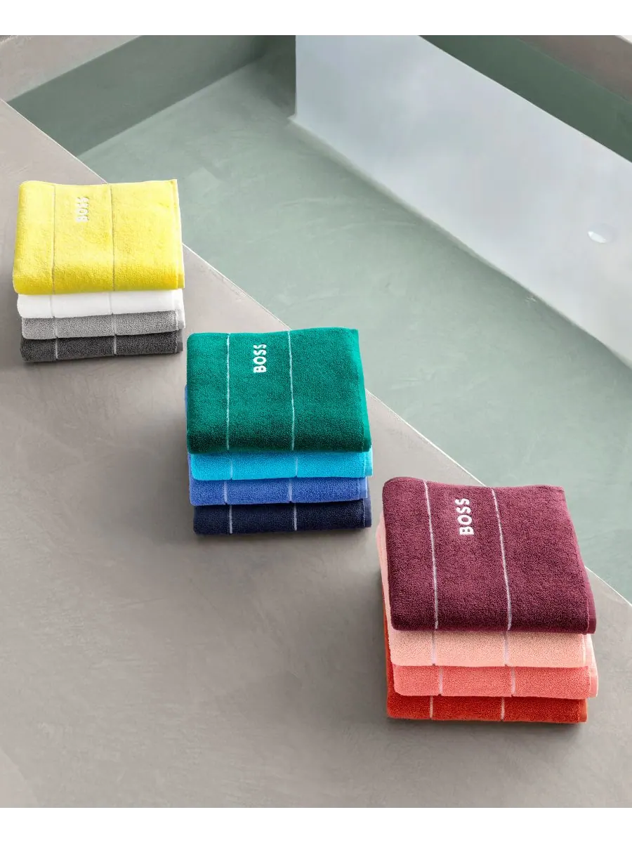 Однотонное хлопковое полотенце для рук, 40 см x 60 см Boss Home — изображение 3 из 3, изумрудный