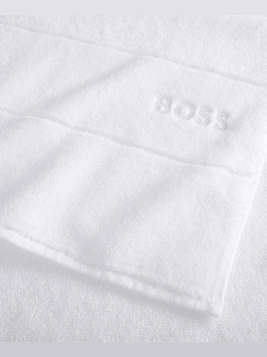 Однотонное хлопковое полотенце для рук, 40 см x 60 см Boss Home — изображение 2 из 3, белый