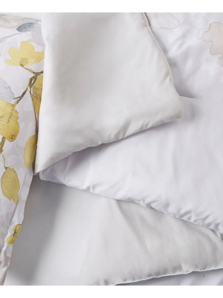 Комплект постельного белья Alexis Botanical Leaf из 6 предметов, размер Twin XL Madison Park — изображение 4 из 6, желтый