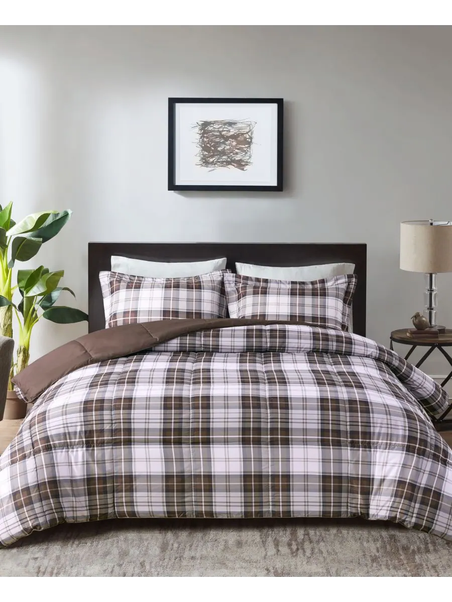 Двусторонний комплект постельного белья Parkston из 3 предметов, размер King/California King