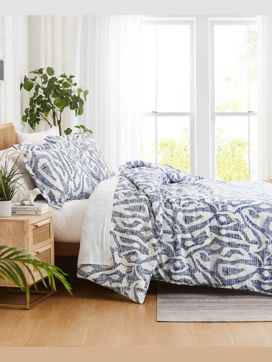 Хари 3 шт. Комплект одеял King/California King Southshore Fine Linens — изображение 5 из 7, серый