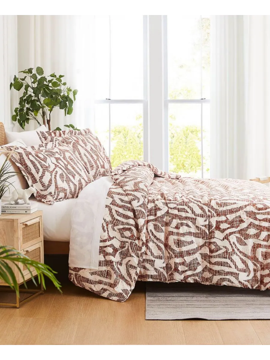 Хари 3 шт. комплект одеял king/california king Southshore Fine Linens — изображение 2 из 7, красный