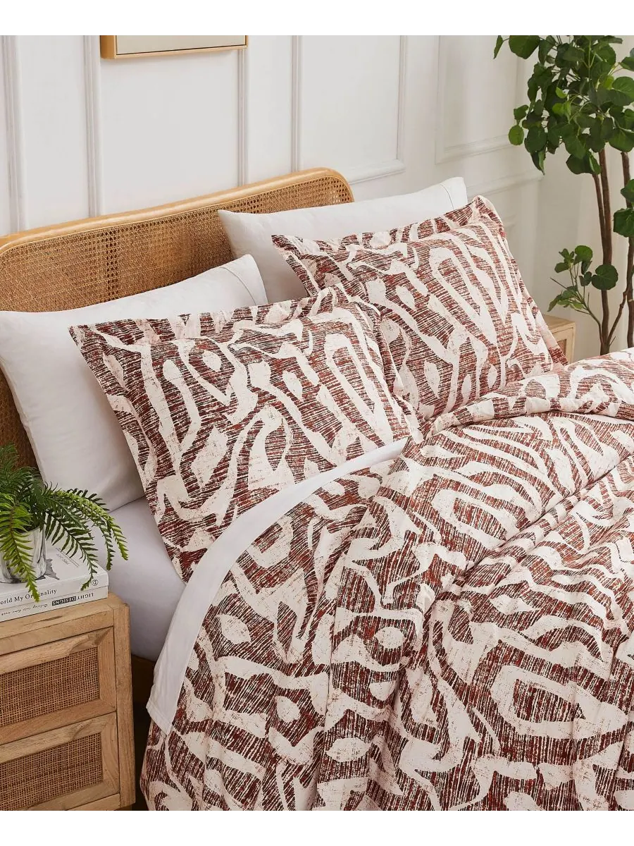 Хари 3 шт. комплект одеял king/california king Southshore Fine Linens — изображение 3 из 7, красный