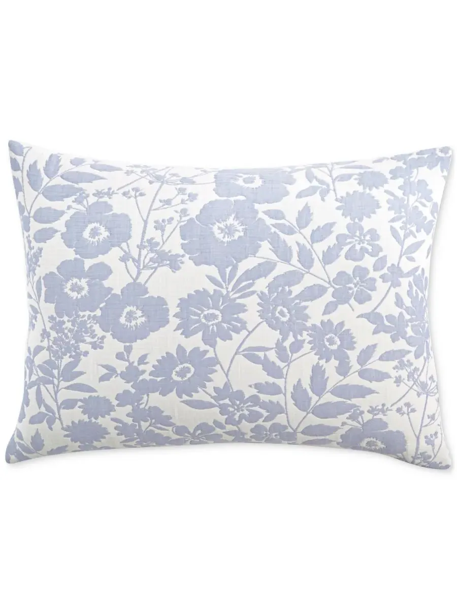 Комплект постельного белья Silhouette Floral из 3 предметов, размер King Charter Club — изображение 9 из 10, синий