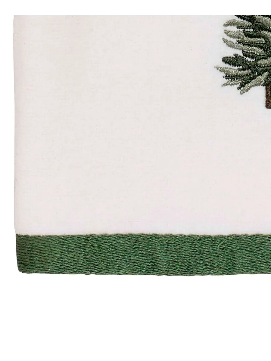 Набор банных полотенец Trees Cotton, 2 шт., 50" x 27" Avanti — изображение 2 из 4, белый