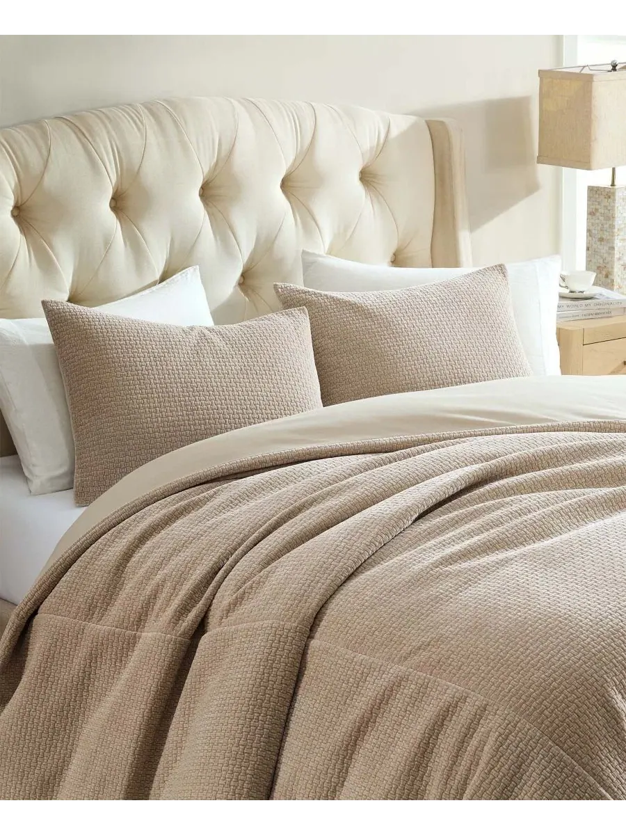 Покрывало Jessa Basketweave 3-Piece Coverlet Set, Queen Riverbrook Home