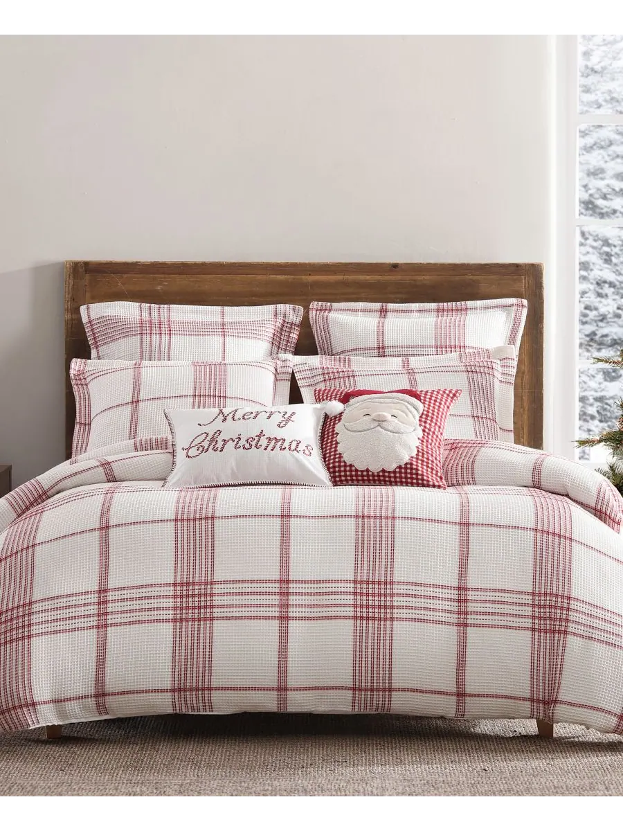 Комплект постельного белья Home Waffle Plaid из 3 предметов, размер Queen Levtex
