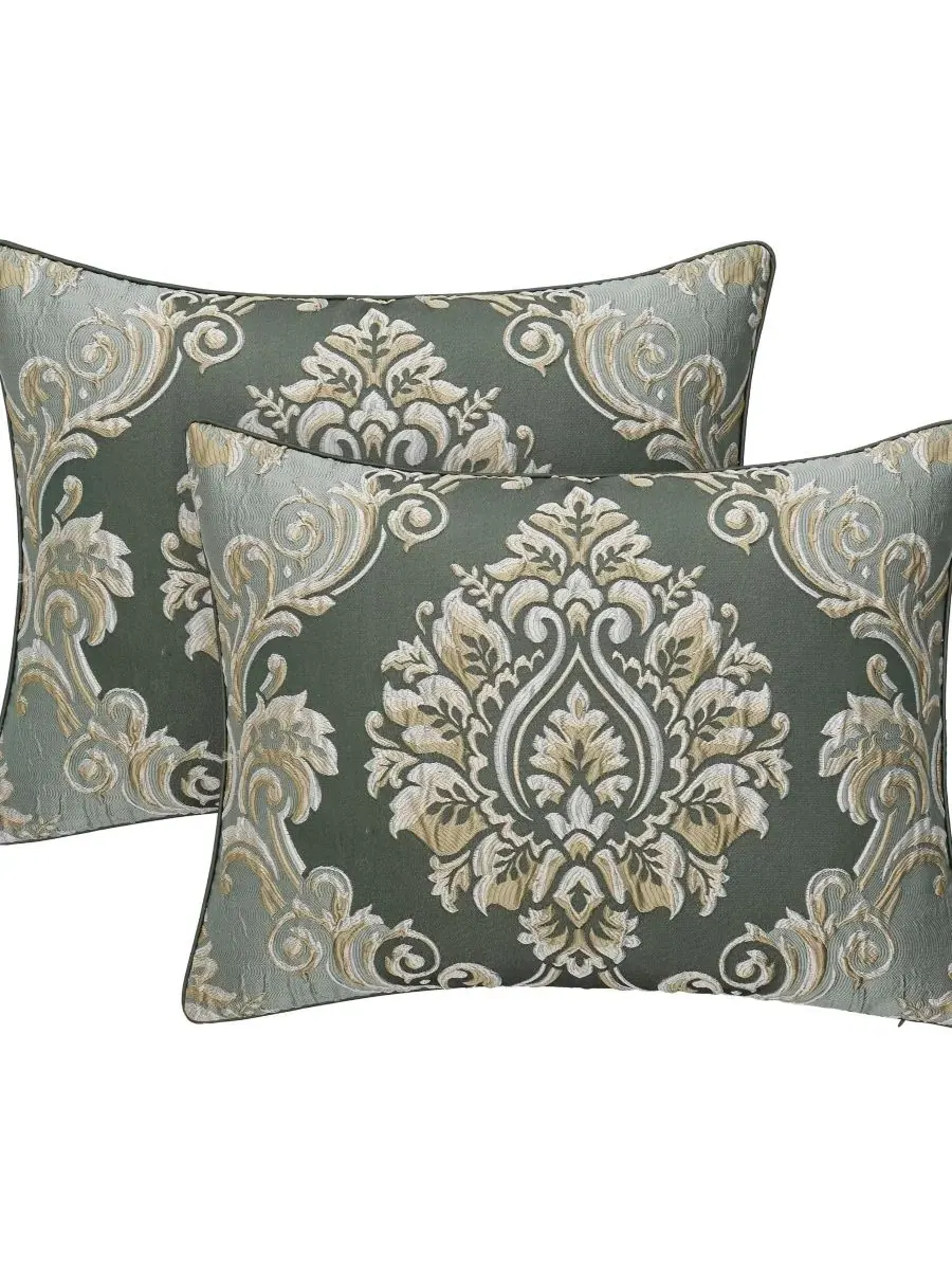 Набор для кровати Alina Floral 4-Piece Comforter Set, King J Queen New York — изображение 5 из 8, голубой