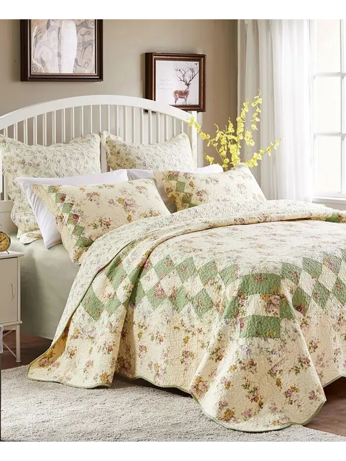 Комплект одеял Bliss, 3 предмета Greenland Home Fashions — изображение 1 из 4, белый