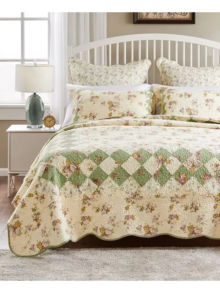 Комплект одеял Bliss, 3 предмета Greenland Home Fashions — изображение 2 из 4, белый