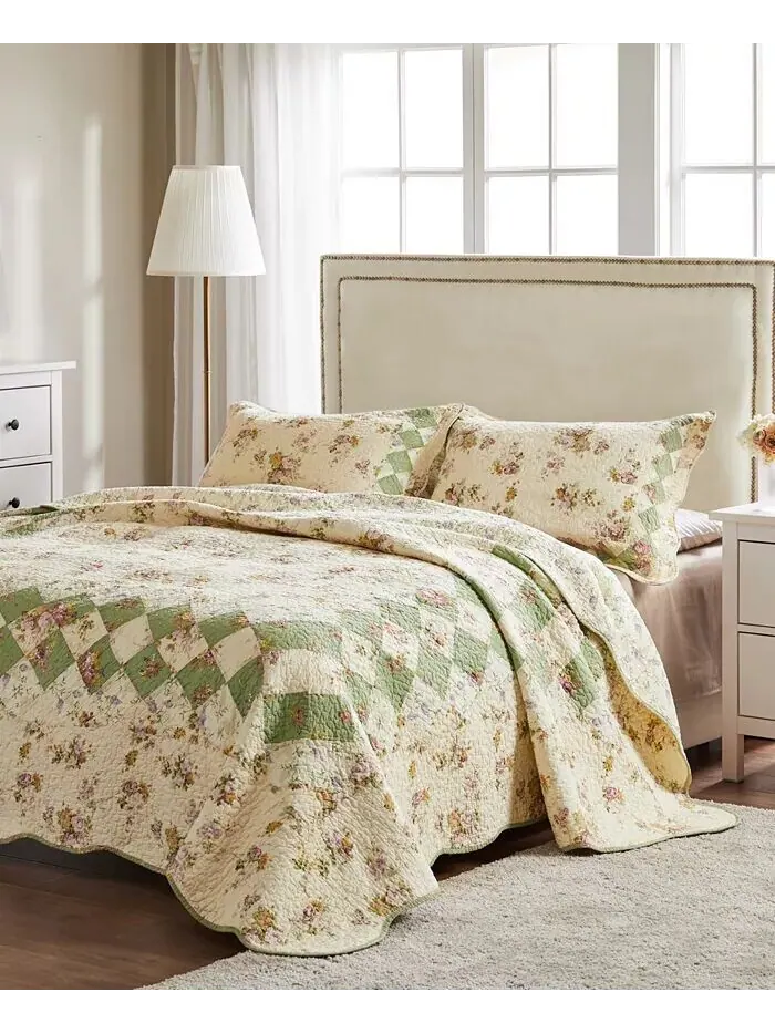 Комплект одеял Bliss, 3 предмета Greenland Home Fashions — изображение 3 из 4, белый