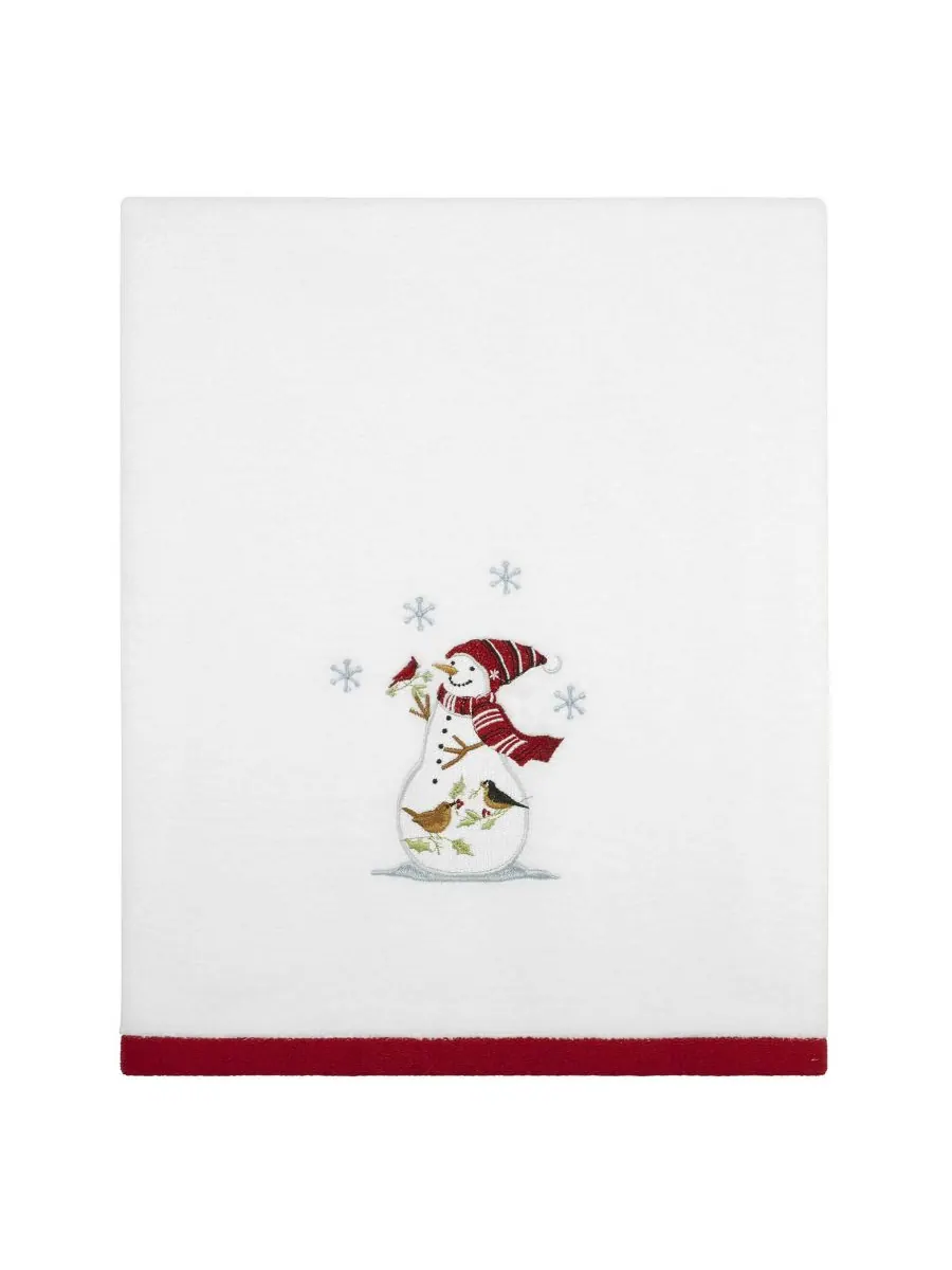 Набор хлопковых банных полотенец Holiday Cheer, 52" x 27" Avanti — изображение 1 из 6, белый