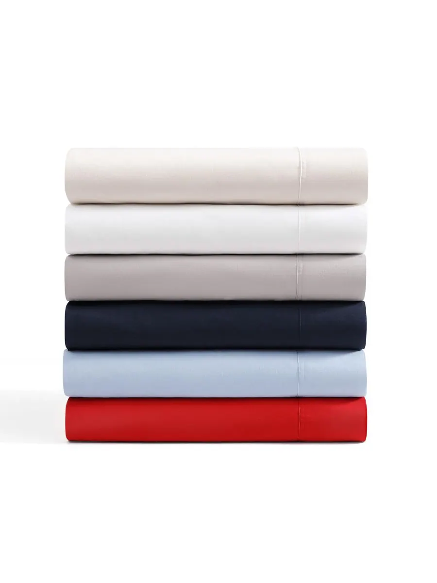 Tommy Hilfiger комплект постельного белья из 3 предметов из хлопкового перкаля с плотностью — изображение 7 из 7, темно-синий