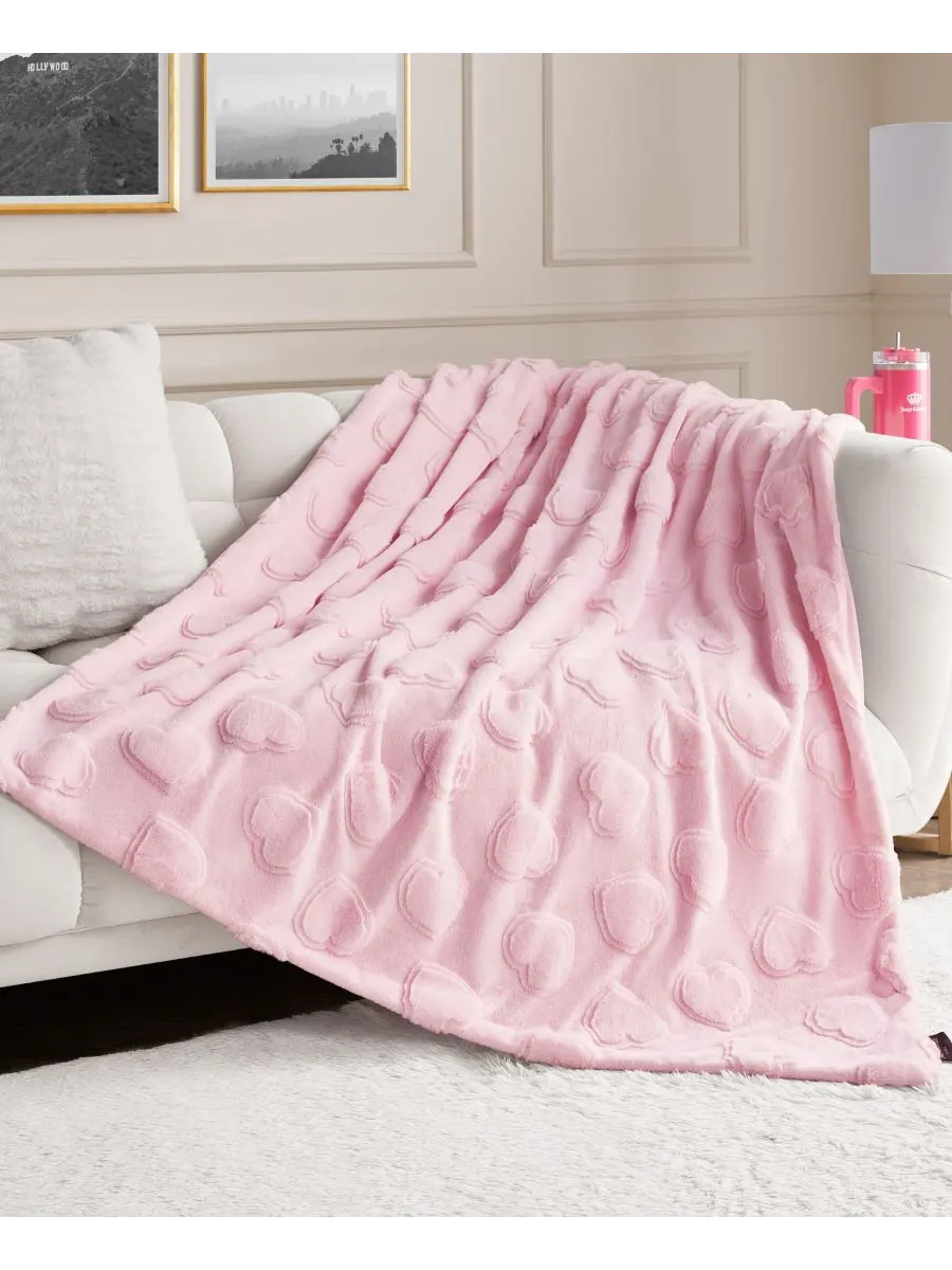 Плед из искусственного меха, 50 x 70 дюймов Juicy Couture