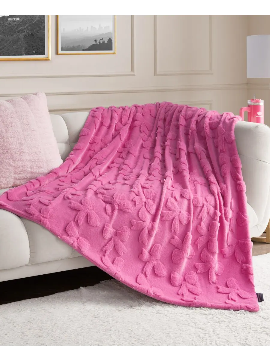Плед из искусственного меха, 50 x 70 дюймов Juicy Couture