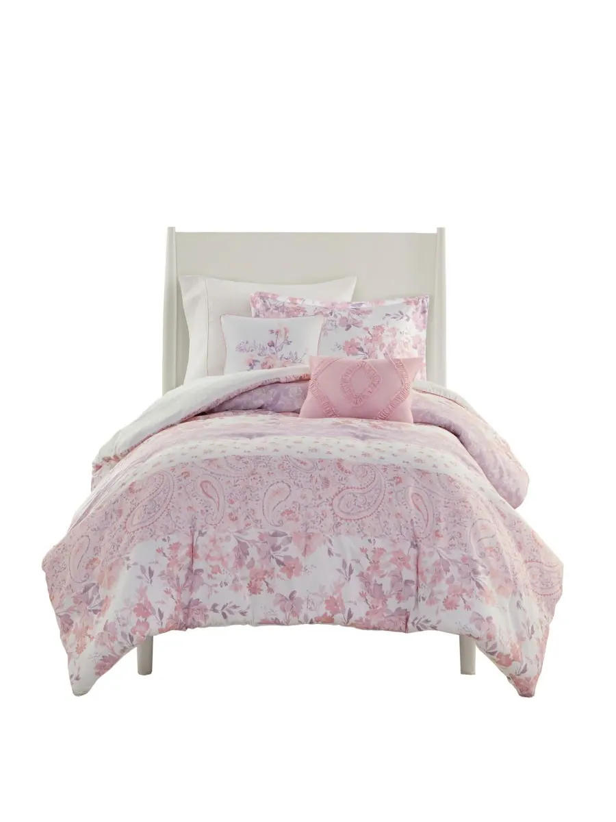 Комплект постельного белья Oliena Floral Paisley из 4 предметов, размер Twin/Twin XL Intelligent — изображение 6 из 10