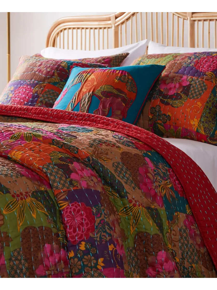 Комплект постельного белья Jewel из 2 предметов, размер Twin Greenland Home Fashions — изображение 4 из 4, мульти