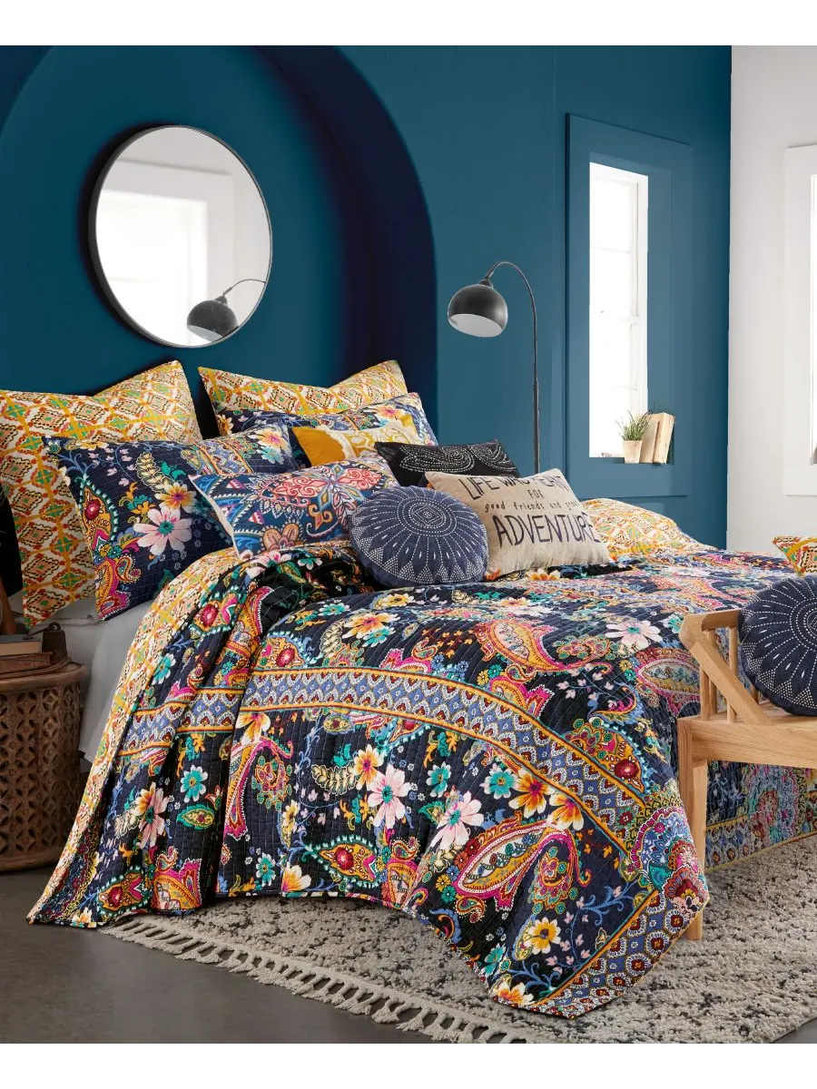 Двусторонний комплект постельного белья Bertelli Paisley из 3 предметов, размер King/California — изображение 6 из 6