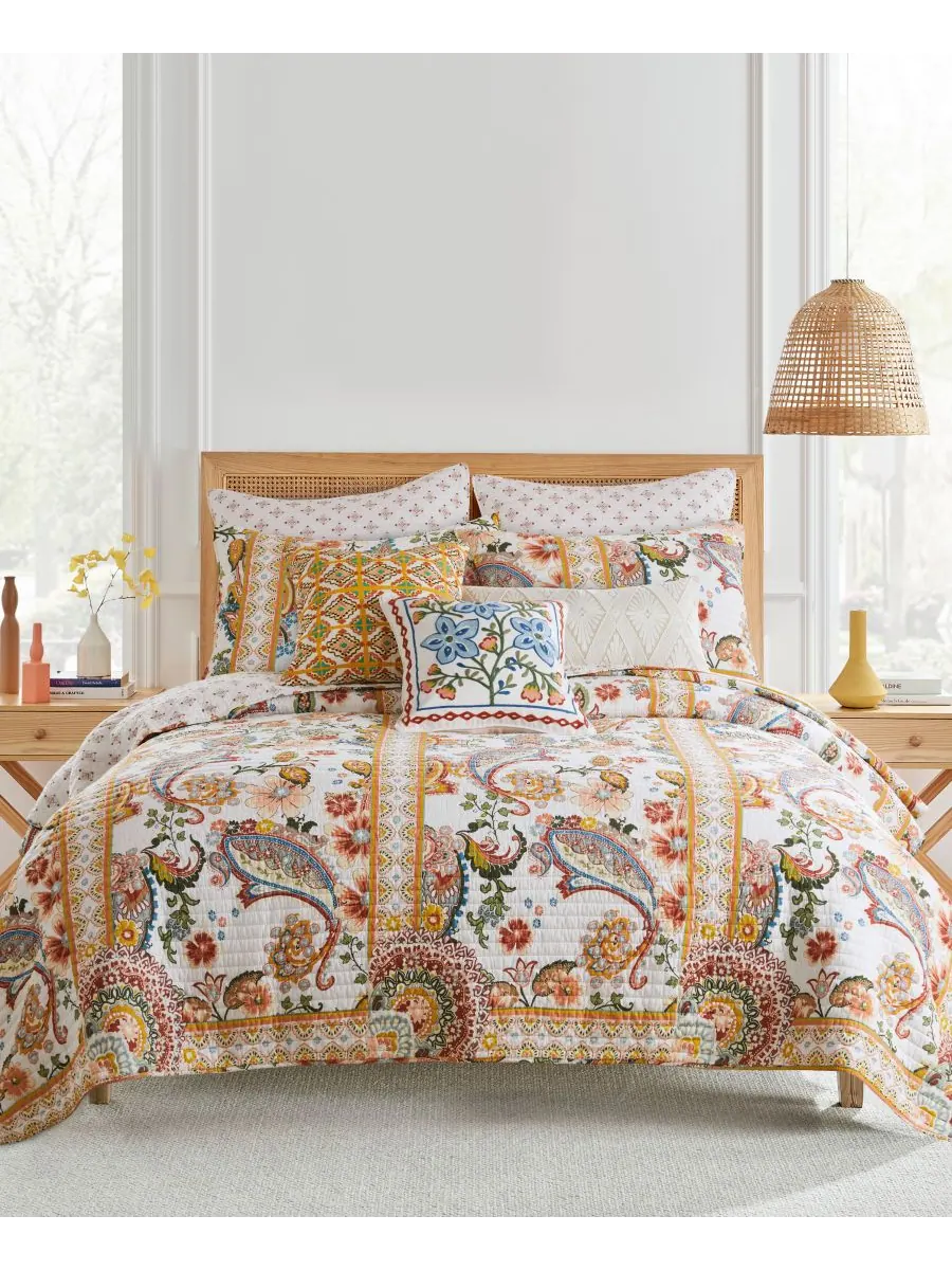 Двусторонний комплект постельного белья Bertelli Paisley из 3 предметов, размер King/California — изображение 2 из 4