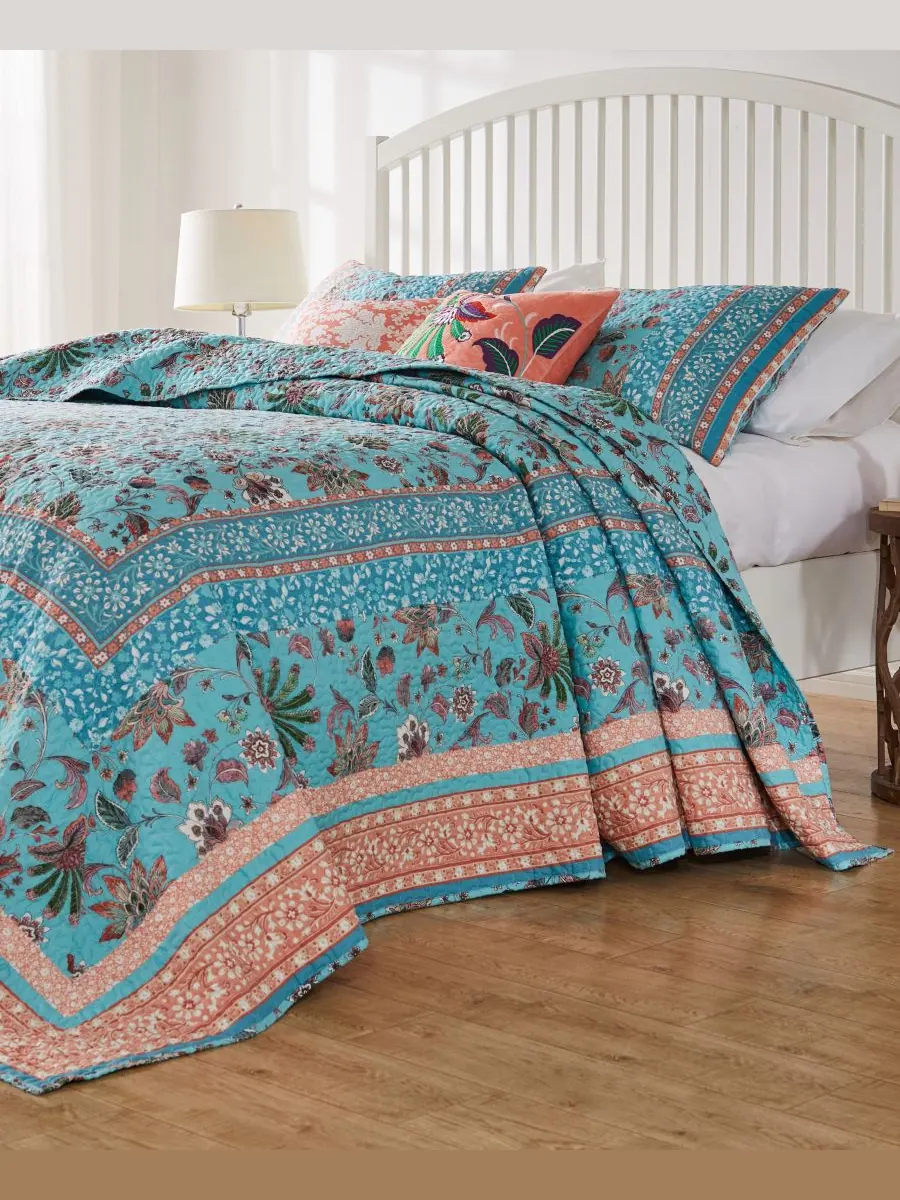 Классический комплект постельного белья audrey из 3 предметов, размер king Greenland Home Fashions — изображение 1 из 5