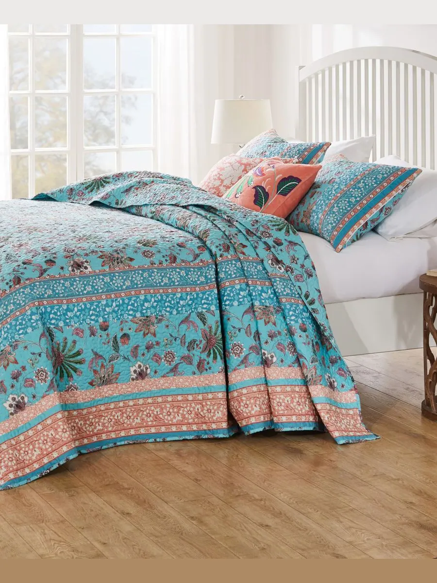 Классический комплект постельного белья audrey из 3 предметов, размер king Greenland Home Fashions — изображение 4 из 5