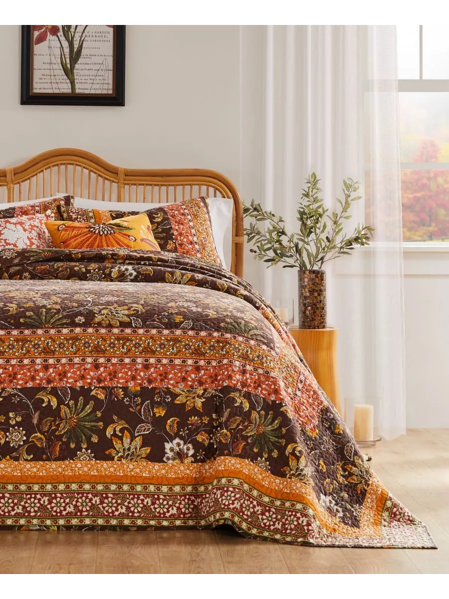 Классический комплект постельного белья Audrey из 3 предметов, размер King Greenland Home Fashions — изображение 2 из 5