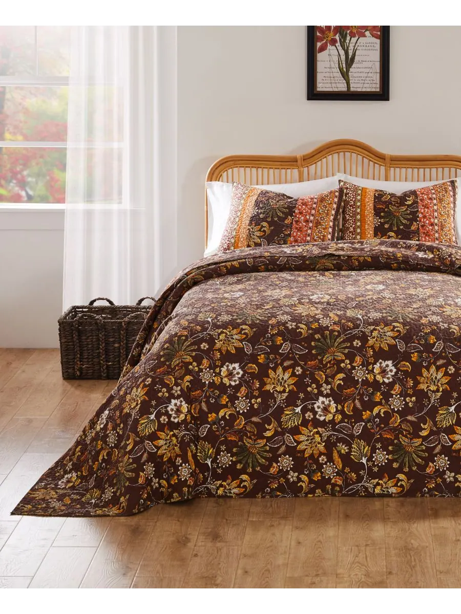 Классический комплект постельного белья Audrey из 3 предметов, размер King Greenland Home Fashions — изображение 3 из 5