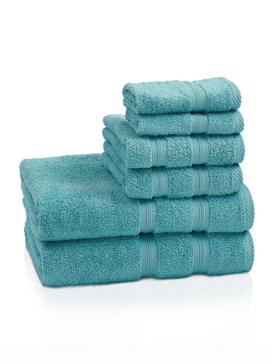 Набор из 6 полотенец Smart Dry Zero Twist Cotton разных цветов Superior