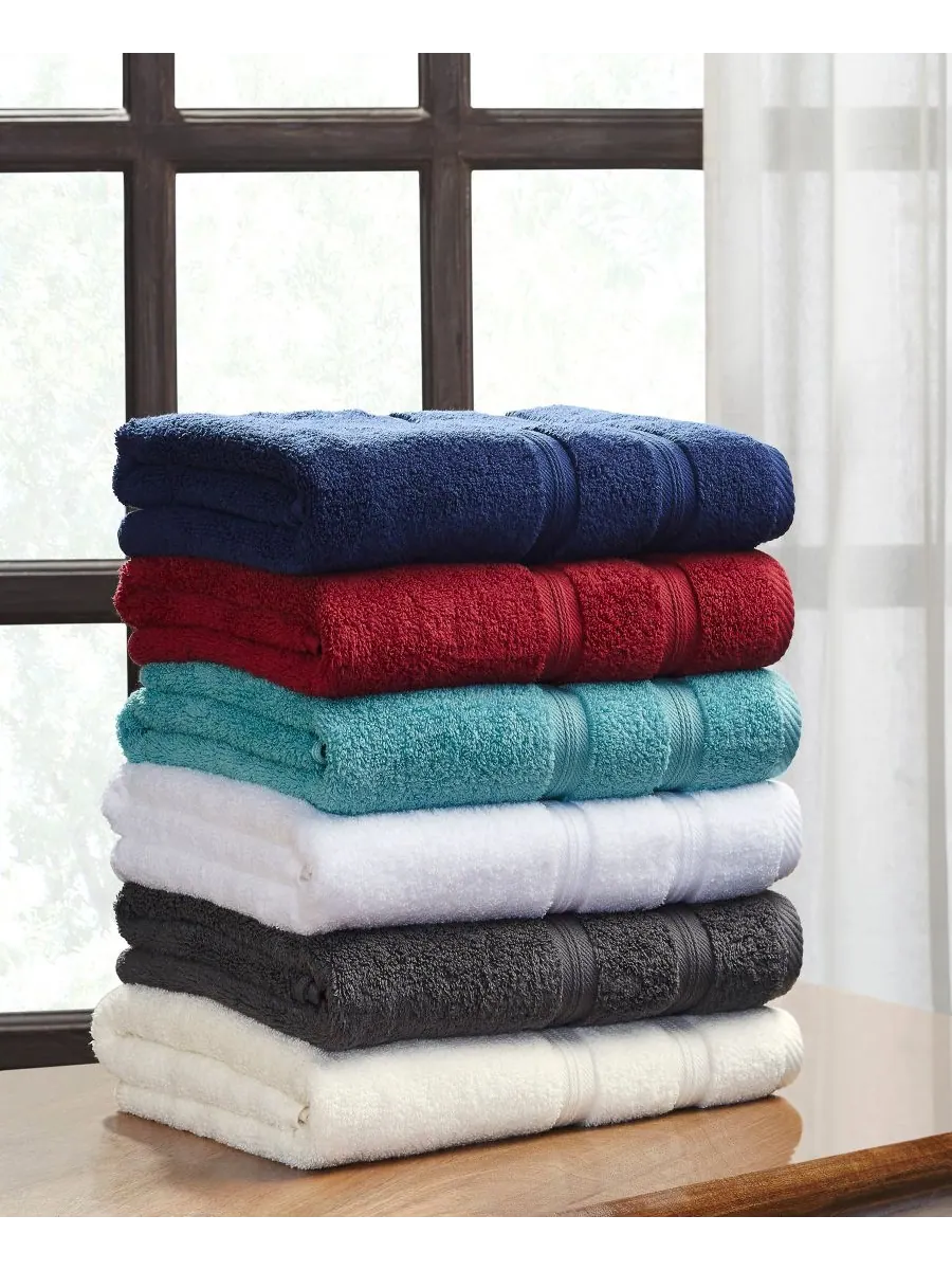 Набор из 6 полотенец Smart Dry Zero Twist Cotton разных цветов Superior — изображение 6 из 8, красный