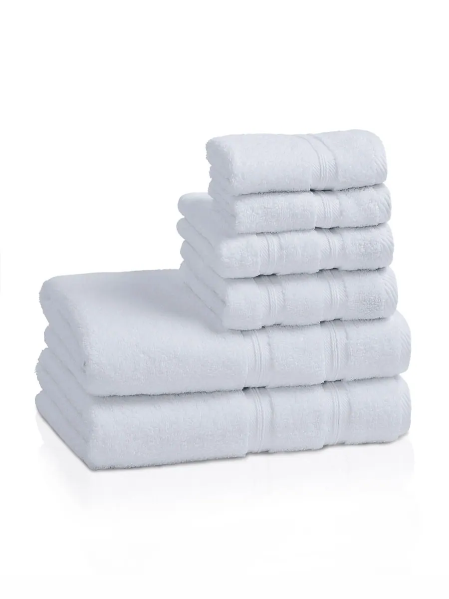 Набор из 6 полотенец smart dry zero twist cotton разных цветов Superior