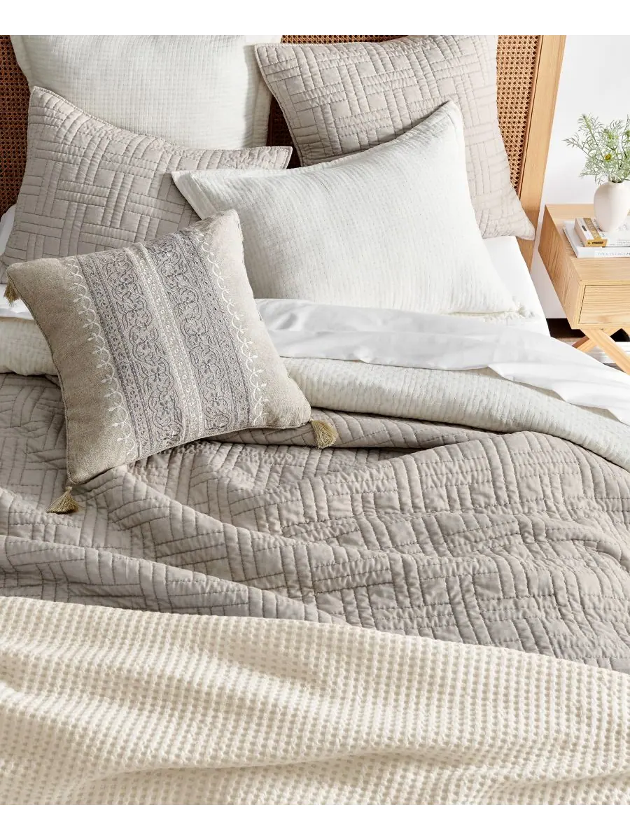 Комплект постельного белья Reede Muslin Textured из 3 предметов, размер King/California King Levtex — изображение 3 из 5