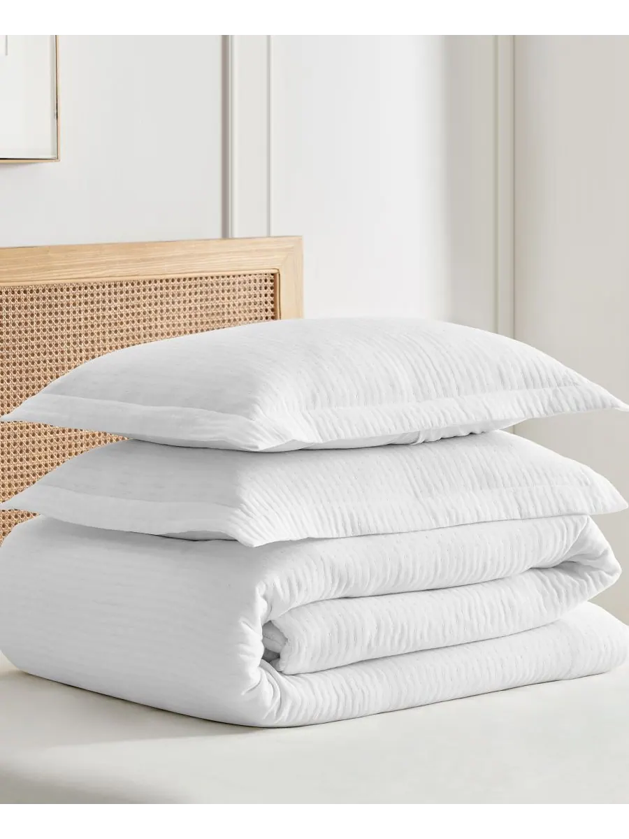 Комплект постельного белья Reede Muslin Textured из 3 предметов, размер King/California King Levtex — изображение 4 из 5