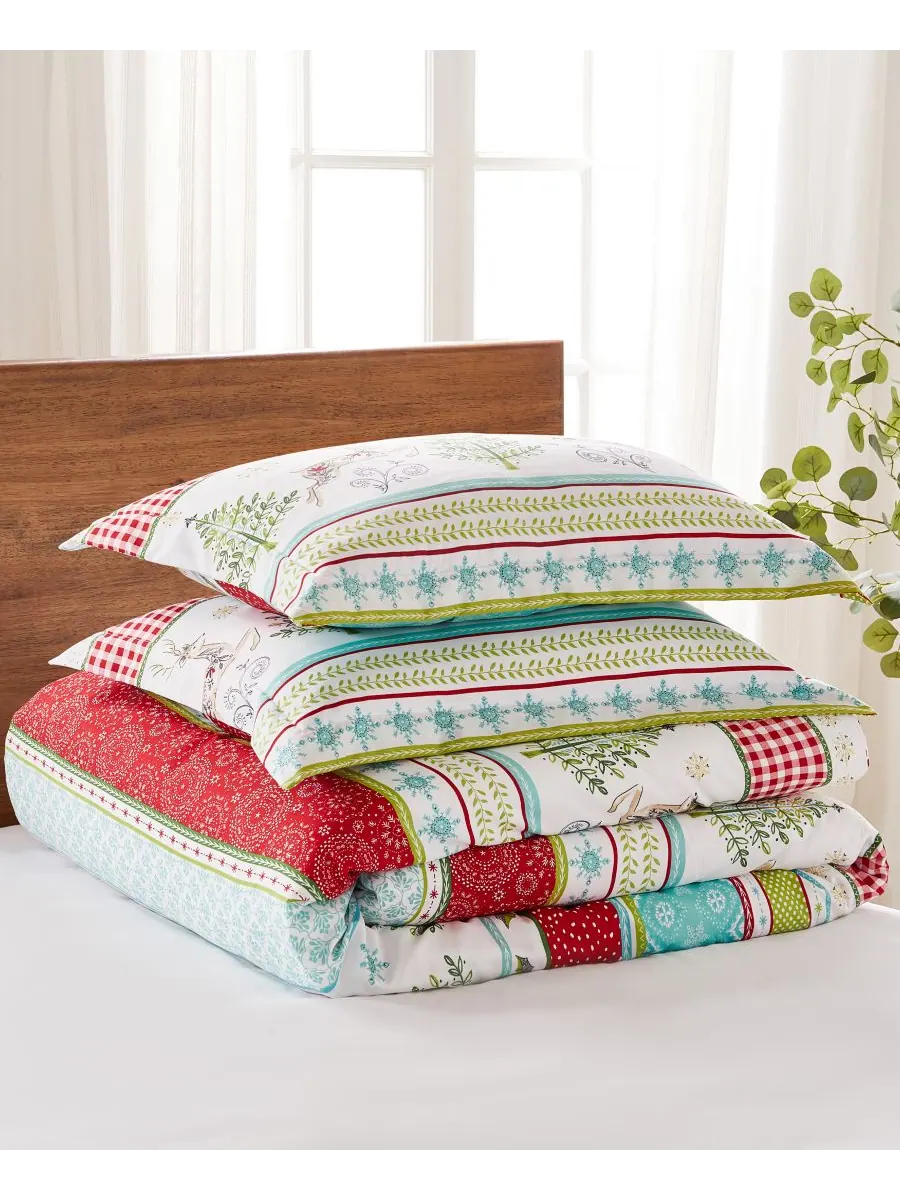 Комплект постельного белья Home Merry and Bright Комета и Купидон, двусторонний, 2 предмета, размер — изображение 6 из 7