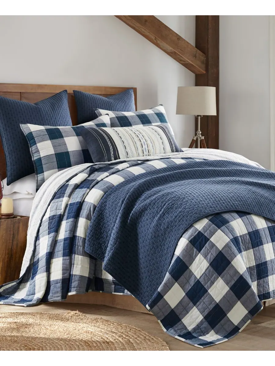 Комплект постельного белья Camden Buffalo Check из 3 предметов, размер Queen Levtex