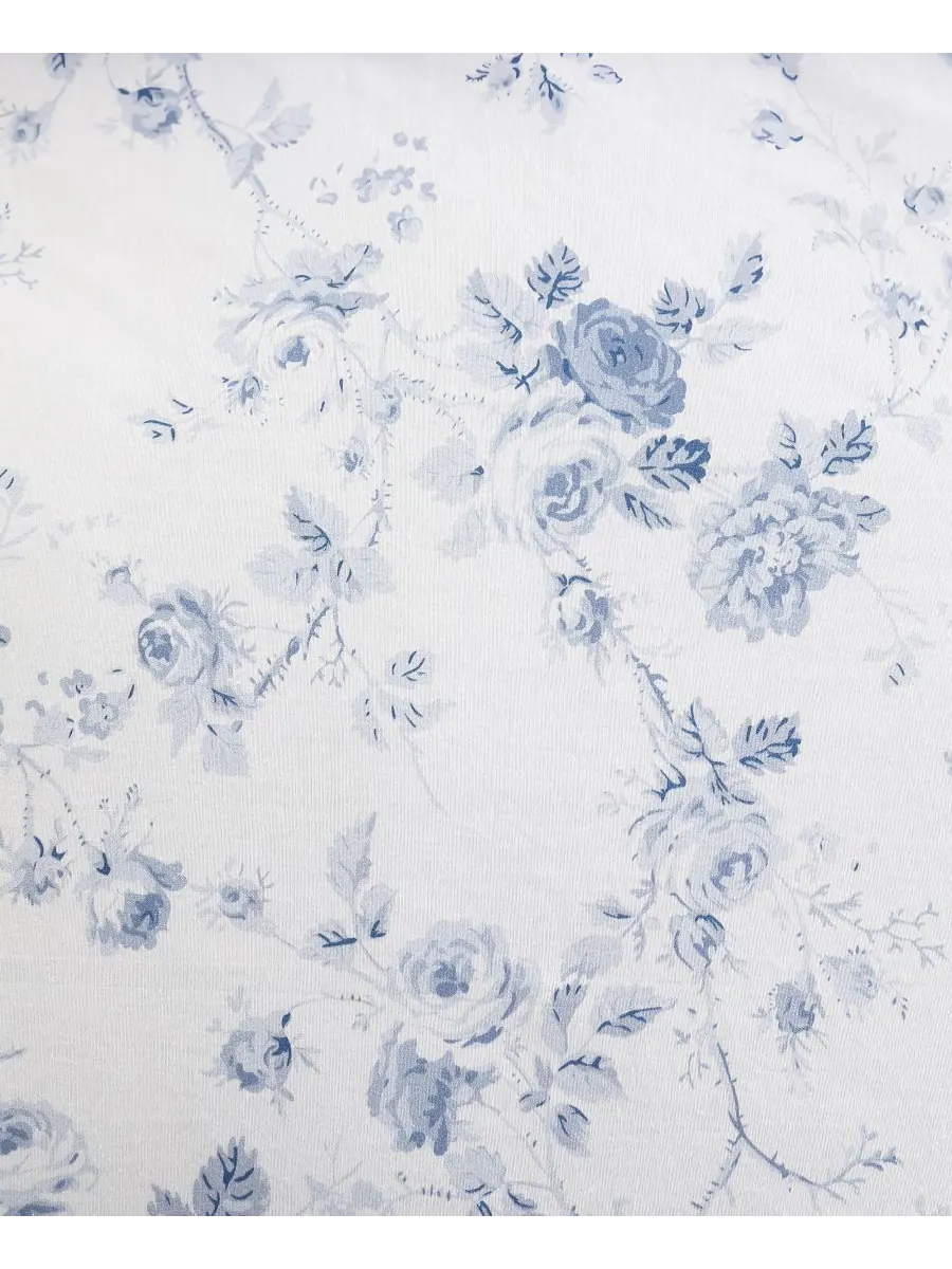 Комплект постельного белья Belinda Cotton, 3 предмета, двусторонний, размер King Laura Ashley — изображение 7 из 10, синий