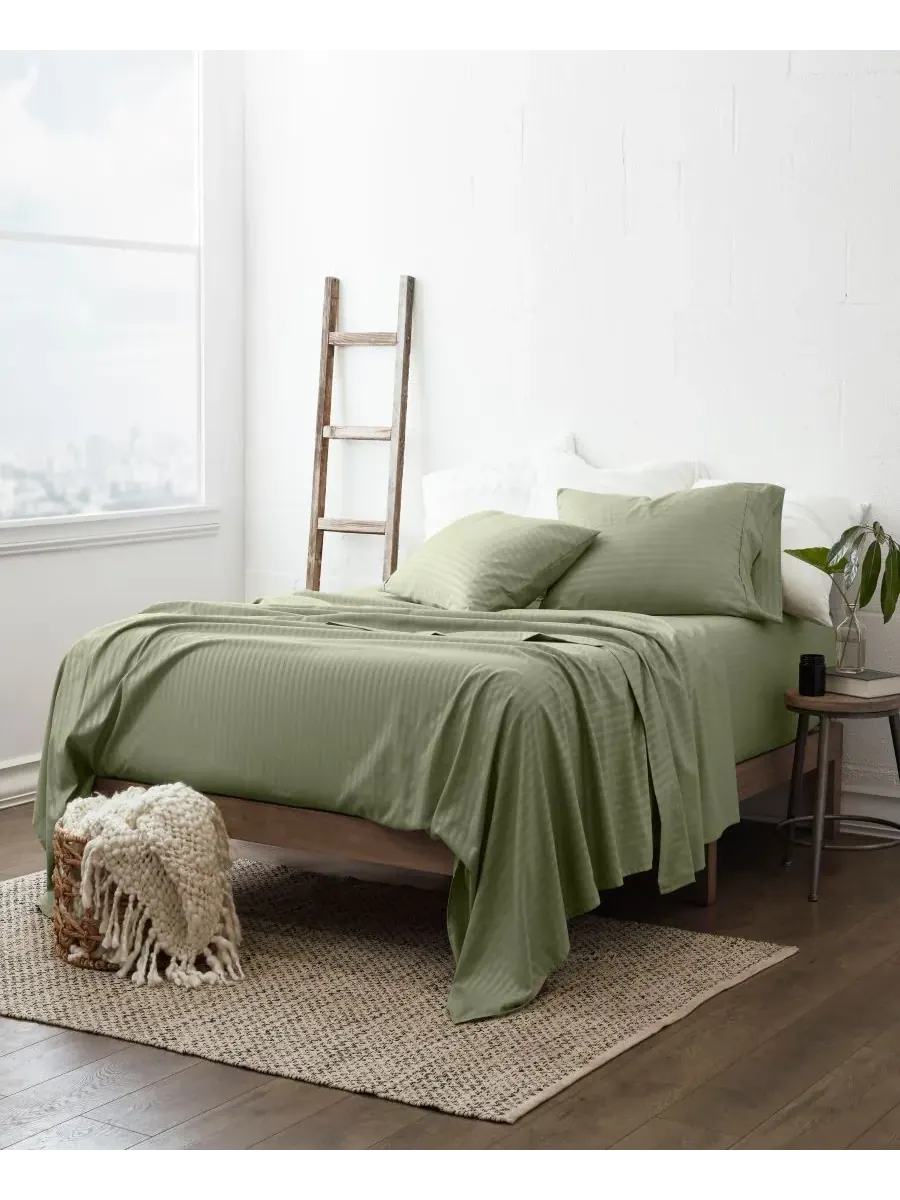 Комплект постельного белья Expressed In Embossed Striped, 4 предмета, размер Full Ienjoy Home — изображение 3 из 10