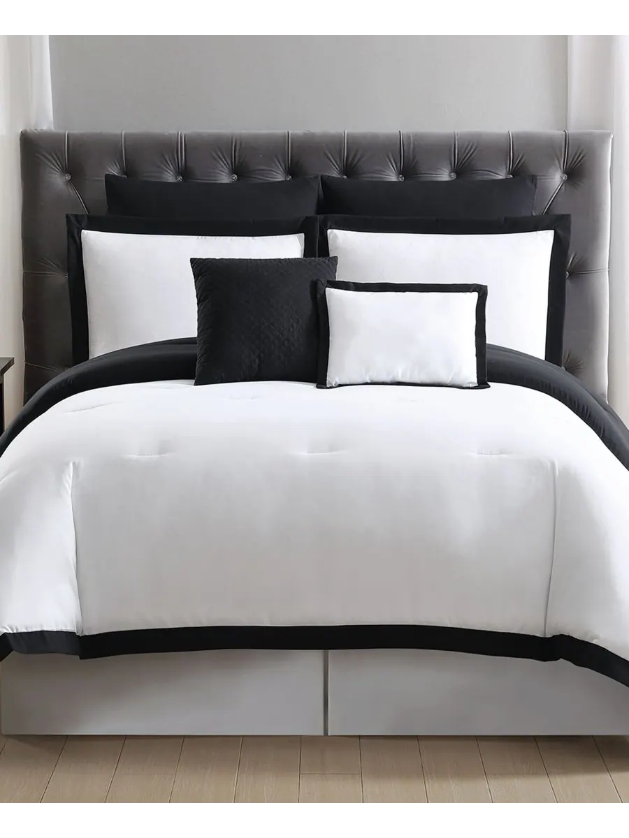Комплект постельного белья everyday hotel border из 7 предметов, размер full/queen Truly Soft — изображение 1 из 5