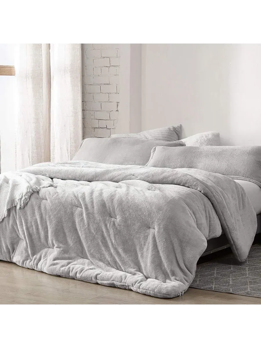 Комплект стеганого одеяла Oversized Me Sooo Comfy Coma Inducer — изображение 1 из 5, серый