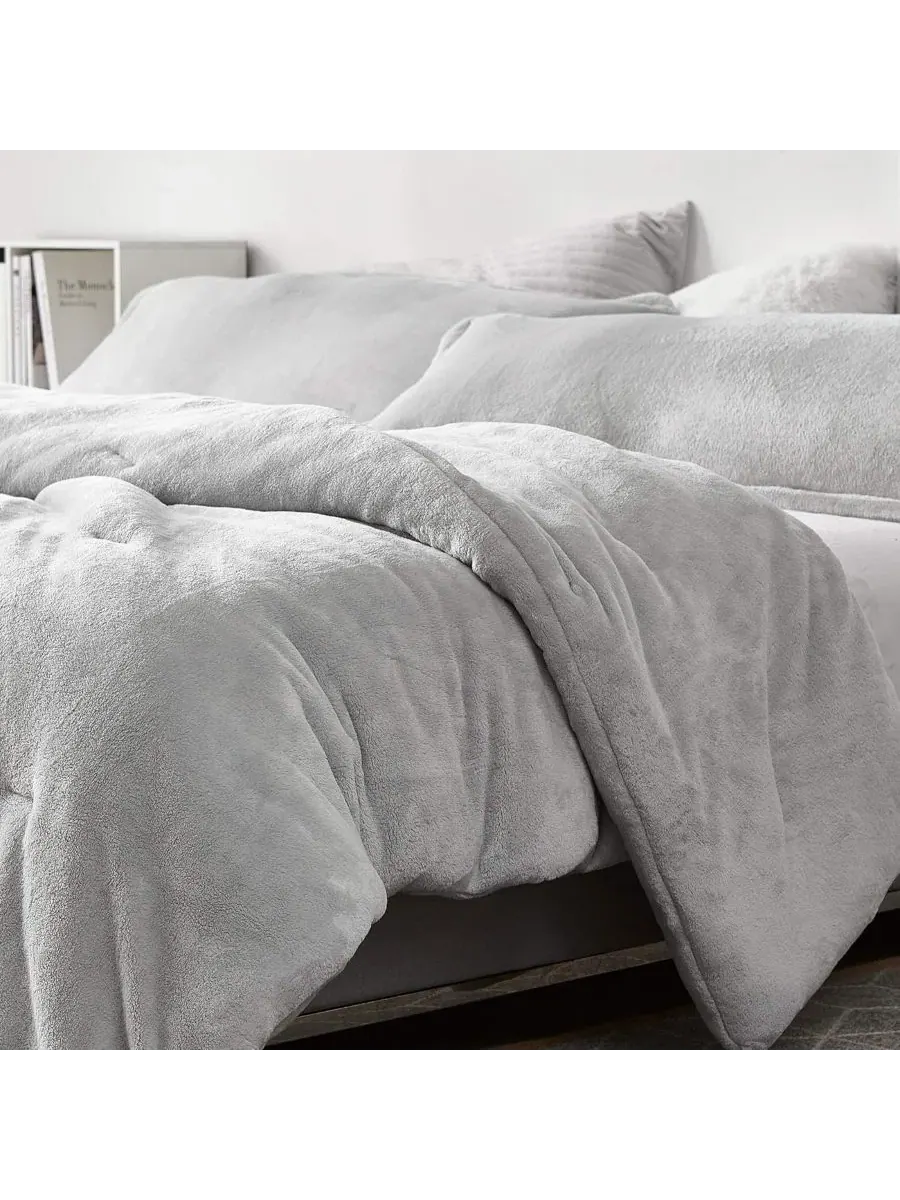 Комплект стеганого одеяла Oversized Me Sooo Comfy Coma Inducer — изображение 4 из 5, серый