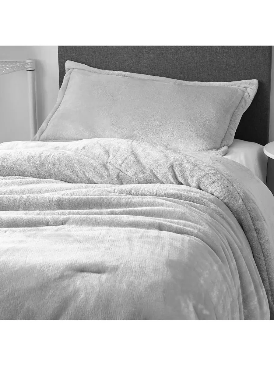Комплект стеганого одеяла Oversized Me Sooo Comfy Coma Inducer — изображение 5 из 5, серый