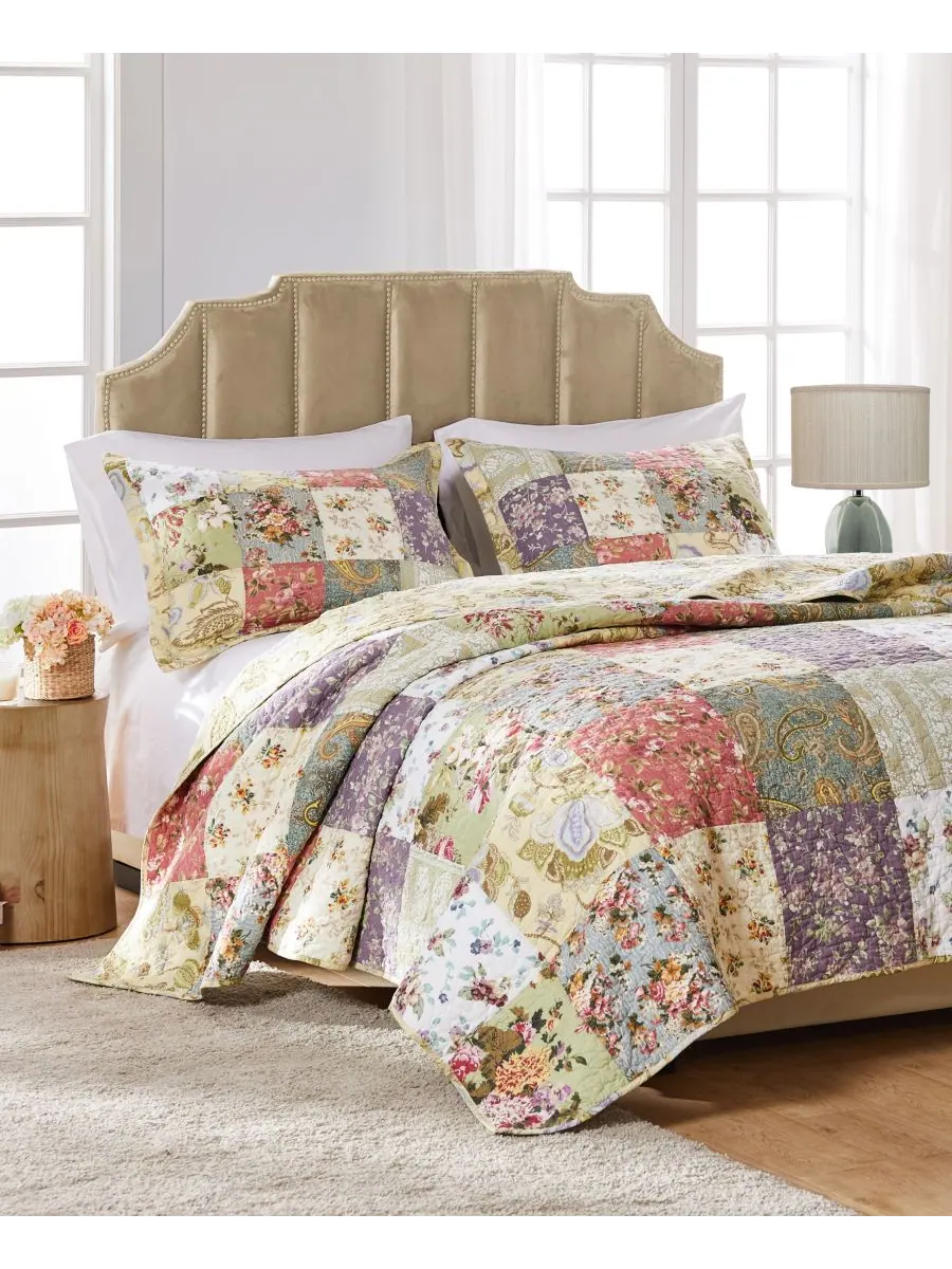 Комплект постельного белья Blooming Prairie из 3 предметов, размер Full/Queen Greenland Home — изображение 2 из 4, мульти