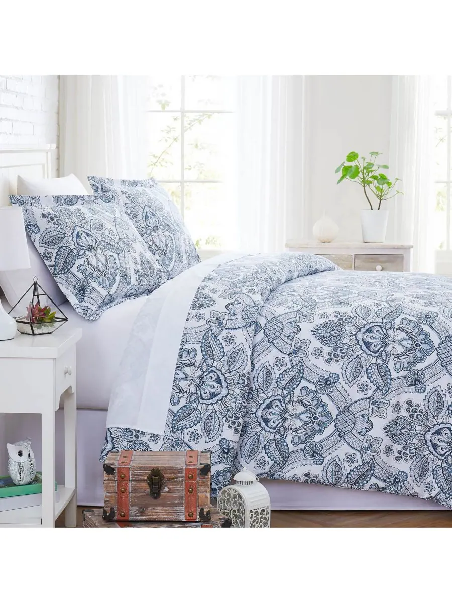 Комплект постельного белья Enchantment Extra Soft из 2 предметов, размер Twin/Twin XL Southshore — изображение 1 из 1, синий