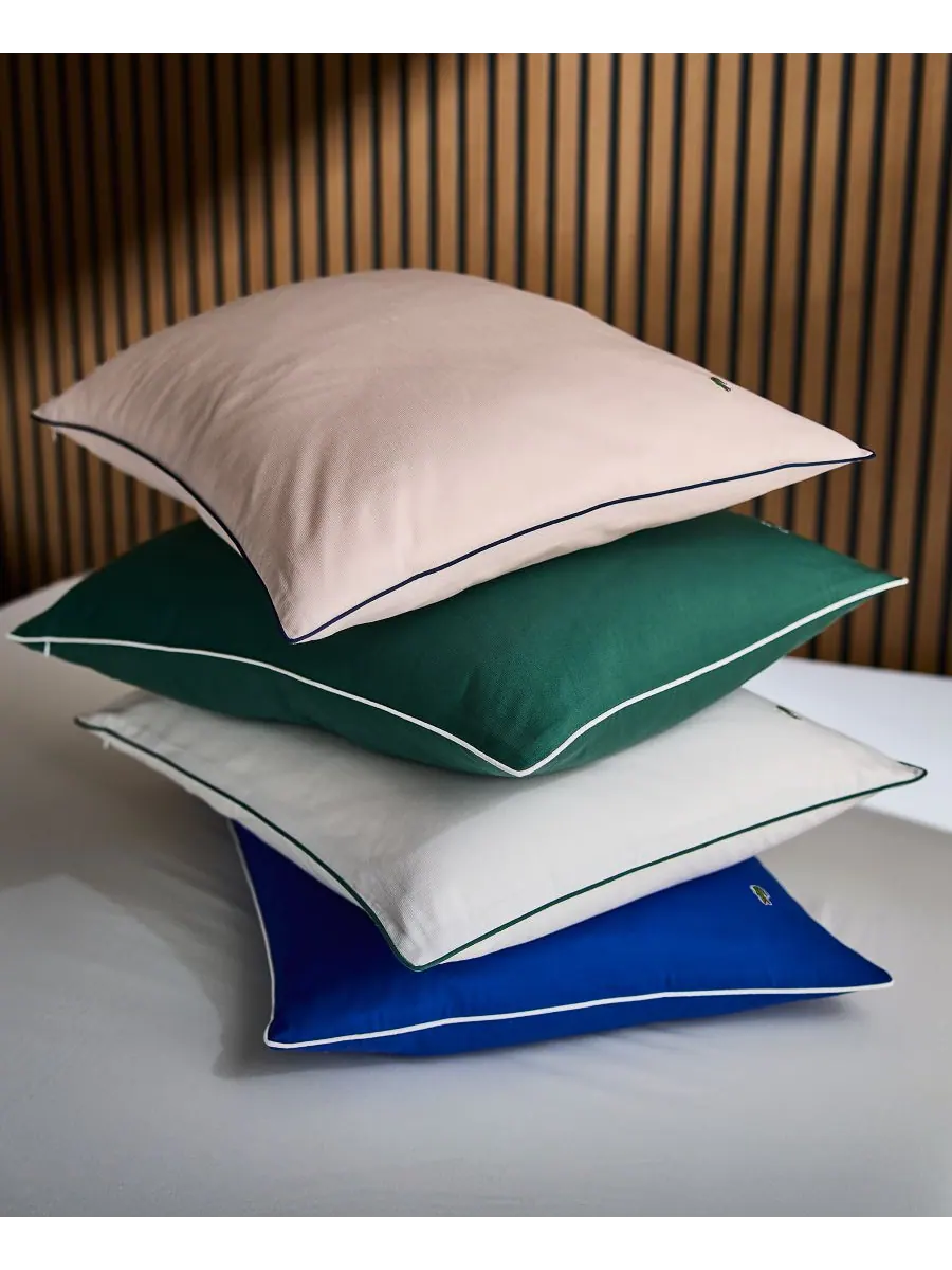 Комплект постельного белья Lacoste Tiebreak Solid из 3 предметов, размер King Lacoste Home — изображение 7 из 9, розовый