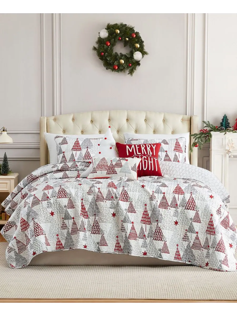 Комплект постельного белья Merry and Bright из 5 предметов, размер Twin/Twin XL Southshore Fine — изображение 1 из 5, белый