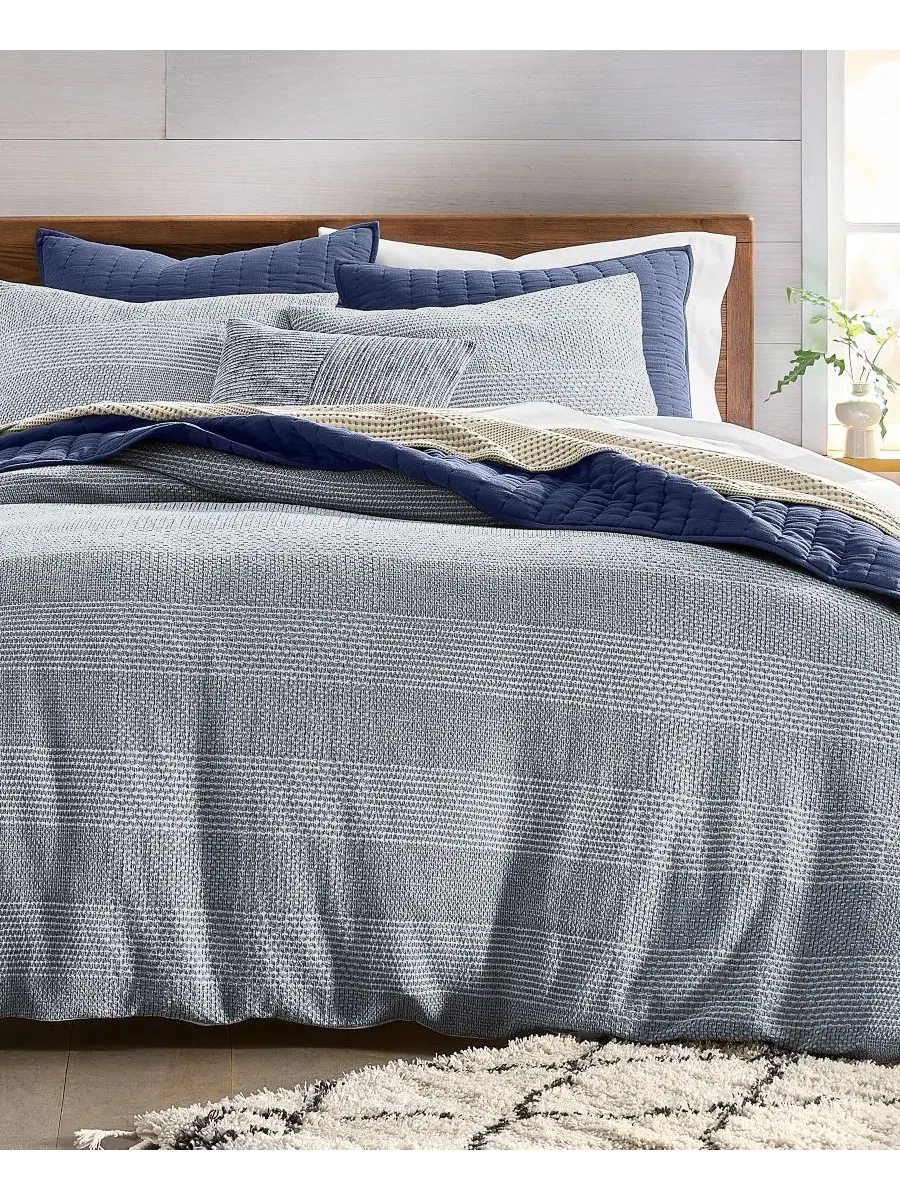Комплект стеганого одеяла Interlaced Basketweave 3-Piece, Full/Queen Oake