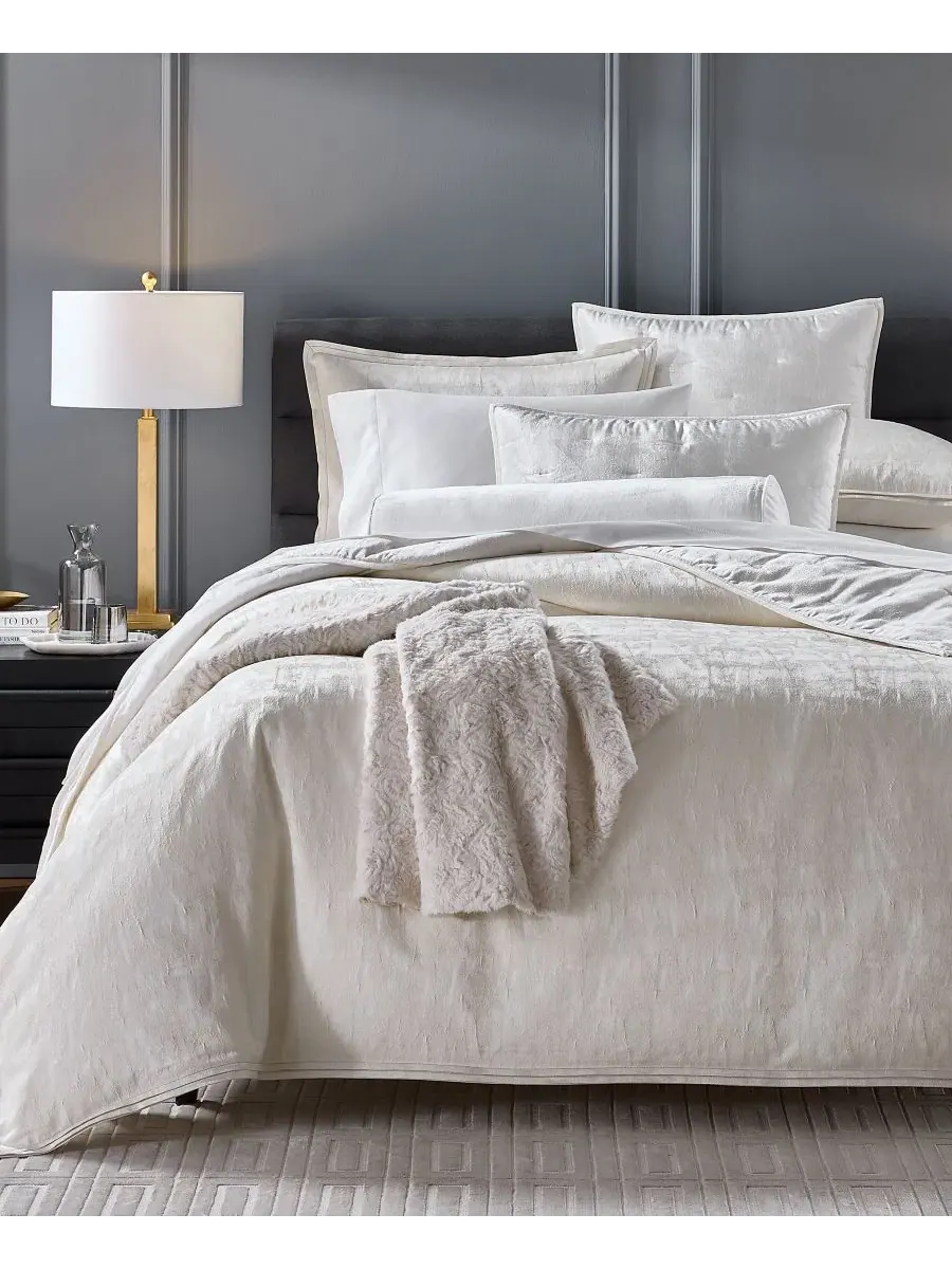 Комплект пододеяльника Cresca Solid 3-пр., King Hotel Collection — изображение 1 из 4, бежевый