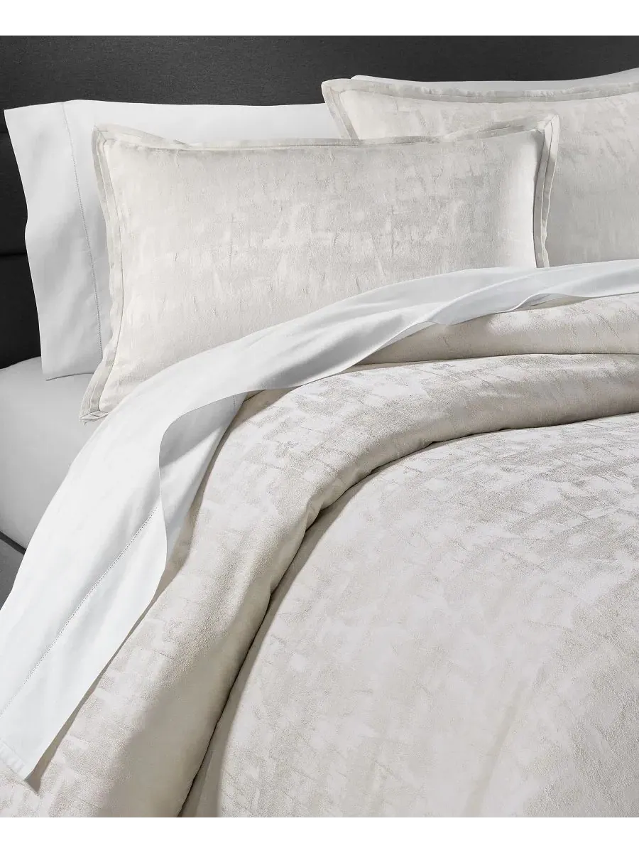 Комплект пододеяльника Cresca Solid 3-пр., King Hotel Collection — изображение 3 из 4, бежевый