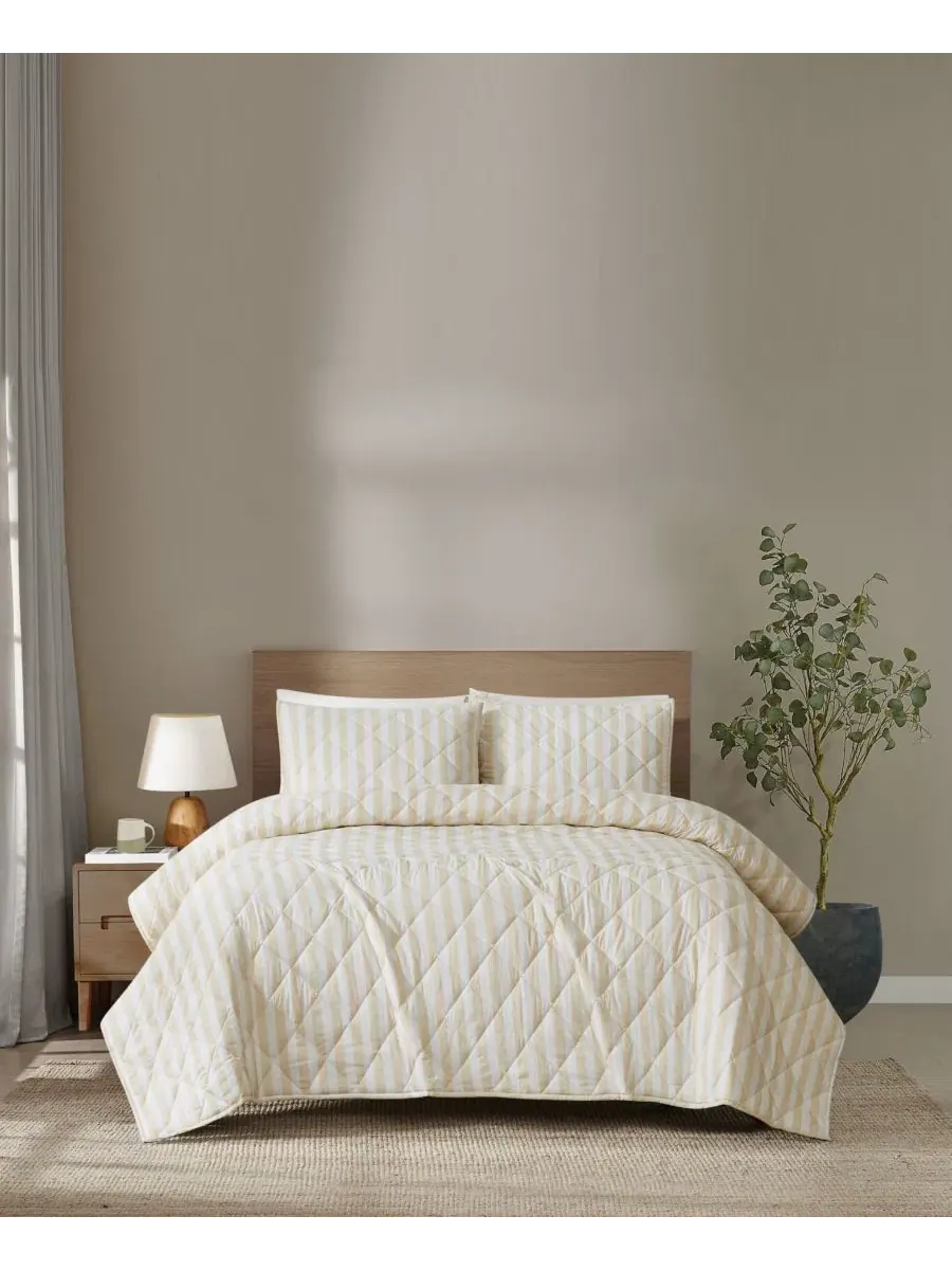 Комплект стеганого покрывала Levi Stripe 2-предметный, Twin/Twin XL Brooklyn Loom